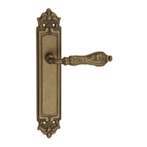 FLORA bronz hosszúcímes beltéri ajtó kilincs